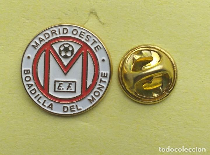 Pins de colecci&oacute;n: PIN FUTBOL - ESCUDO EQUIPO DE FUTBOL - E.F. MADRID OESTE / BOADILLA DEL MONTE - MADRID