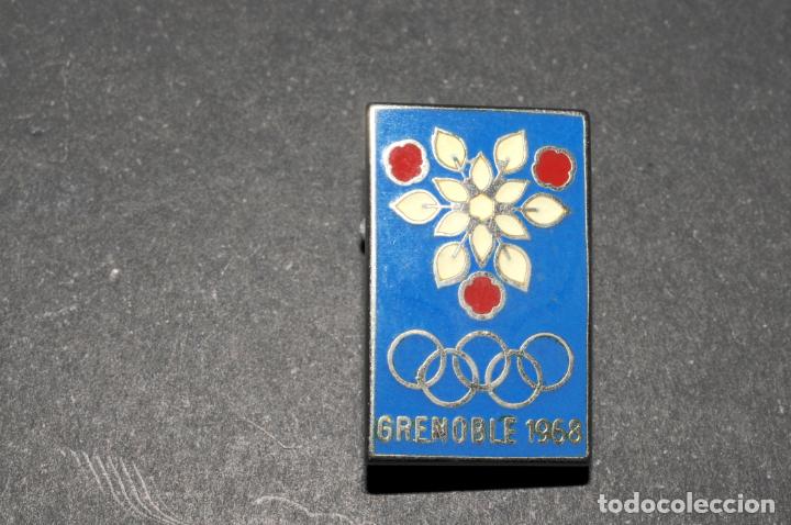 Pins de colecci&oacute;n: PIN - INSIGNIA DE IMPERDIBLE - JUEGOS OLIMPICOS DE GRENOBLE - 1968