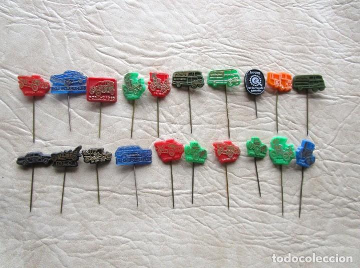 Pins de colecci&oacute;n: lote de 20 pins variados modo aguja automocion pin co op vis a vis opel rekord spykes iglo hollandia