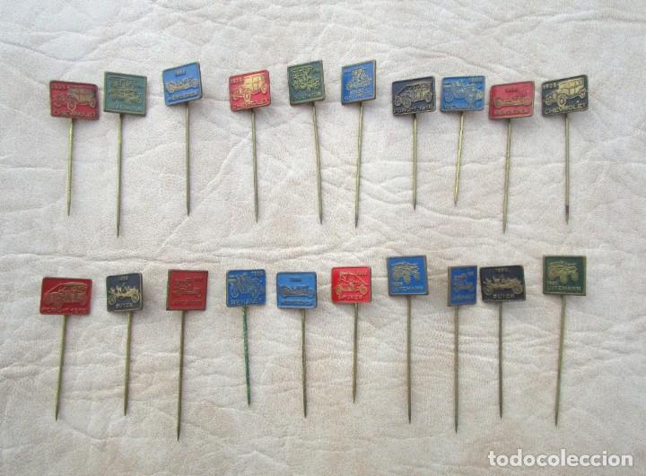 Pins de colecci&oacute;n: lote de 20 pins variados modo aguja automocion pin mercedes renault ford landaulet spuker a&ntilde;os 60