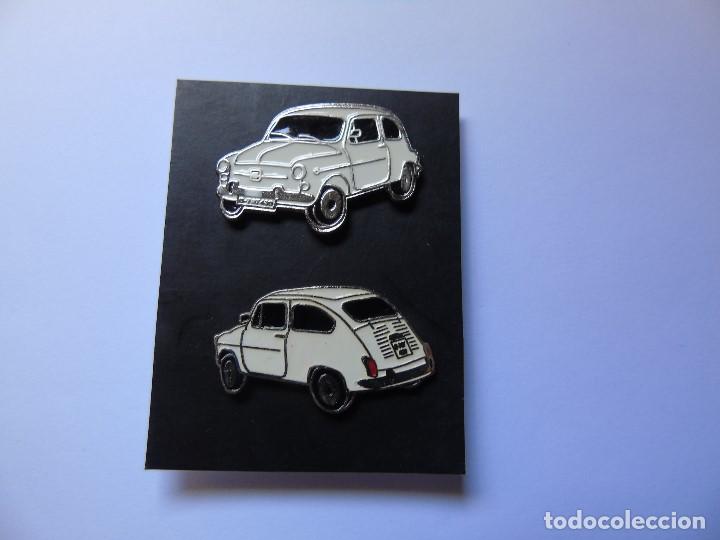 Pins de colecci&oacute;n: LOTE DE DOS PINS DEL SEAT 600