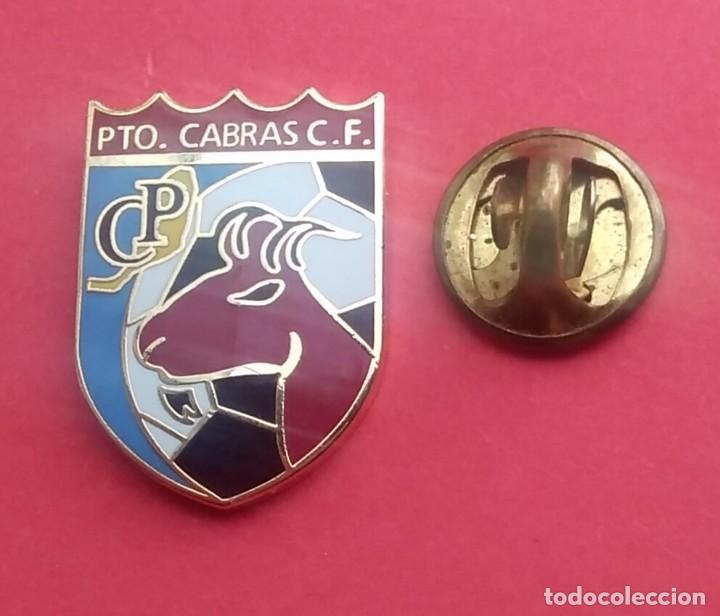 Pins de colecci&oacute;n: PIN FUTBOL -:ESCUDO EQUIPO DE FUTBOL - ESMALTE - PUERTO CABRAS - PUERTO DEL ROSARIO - CANARIAS