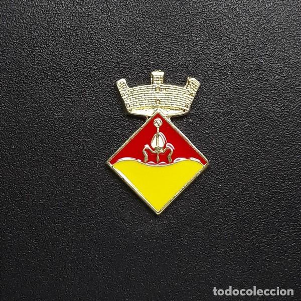 Pins de colecci&oacute;n: pin escut Sant Cebri&agrave; de Vallalta (CATALUNYA)
