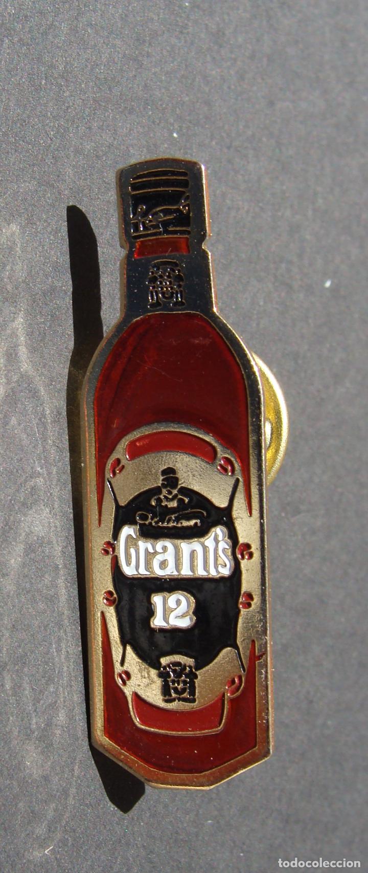 Pins de colecci&oacute;n: PIN - BOTELLA WHISKY GRANT'S 12 A&Ntilde;OS