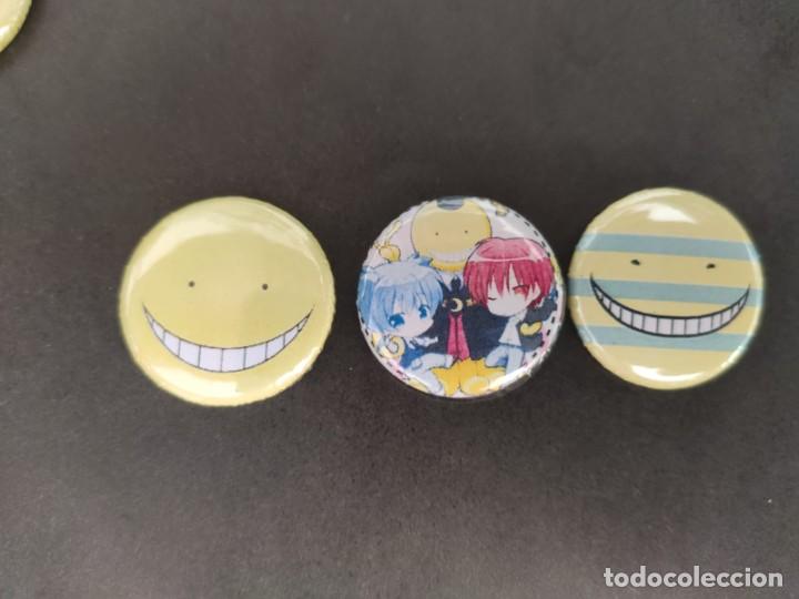 Pins e Spille di collezione: 3 CHAPAS ASSASSINATION CLASSROOM - ANSATSU KYOUSHITSU - KORO SENSEI Q - ANIME, MANGA