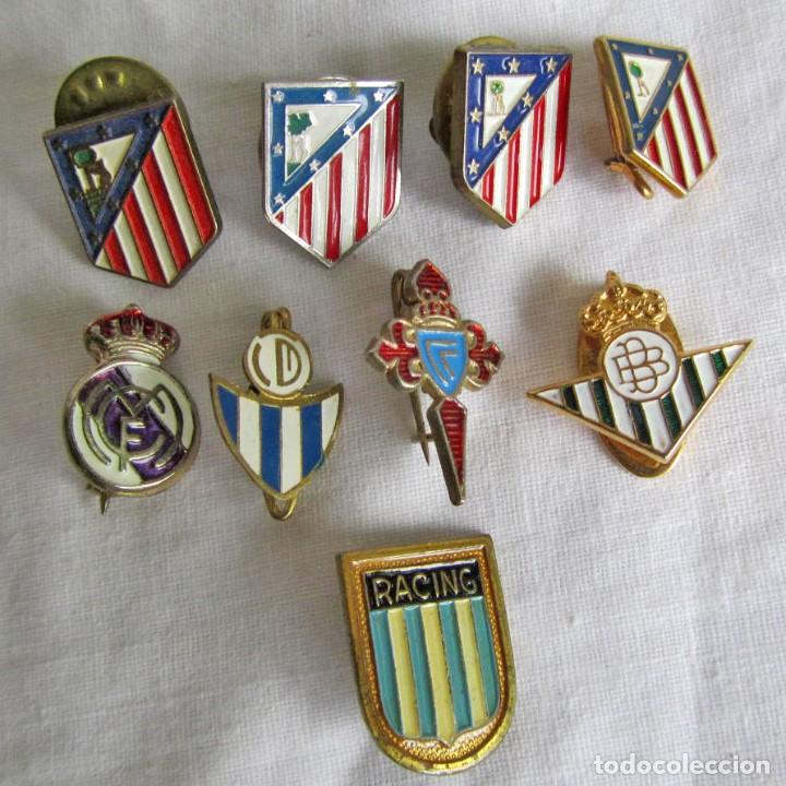 Pins de cole&ccedil;&atilde;o: 9 pins de equipos de futbol