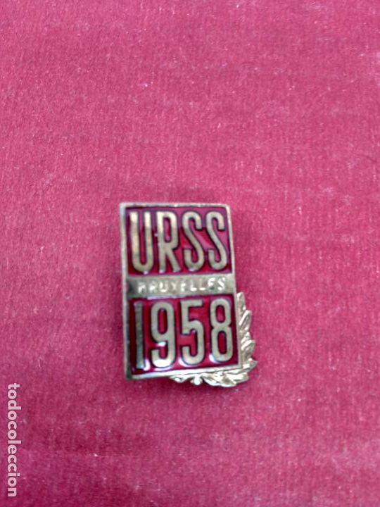 Pins de colecci&oacute;n: PIN DE IMPERDIBLE EXPOSICI&Oacute;N UNIVERSAL BRUSELAS URSS 1958.