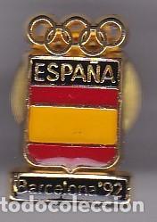 Pins de colecci&oacute;n: PIN DEL COMITE OLIMPICO DE ESPA&Ntilde;A - PIN DE LAS OLIMPIADAS DE BARCELONA 92 - AROS OLIMPICOS