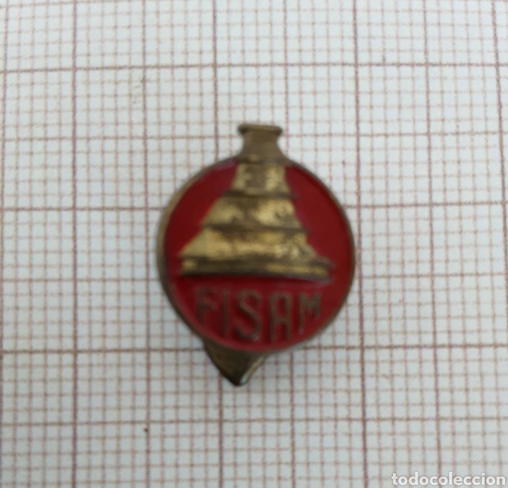 Pins de cole&ccedil;&atilde;o: PIN DE OJAL PUBLICIDAD FISAM 1960.