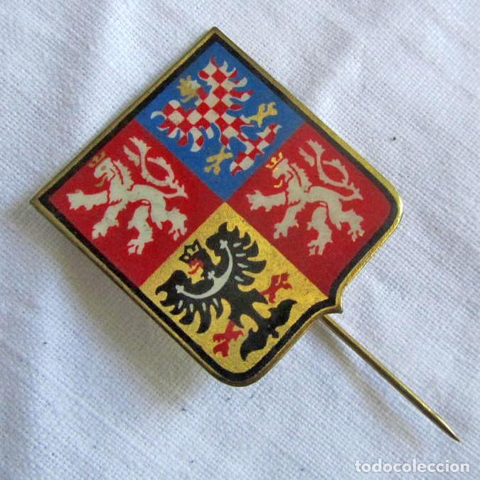 Pins de colecci&oacute;n: Insignia de aguja her&aacute;ldica &aacute;guilas y leones