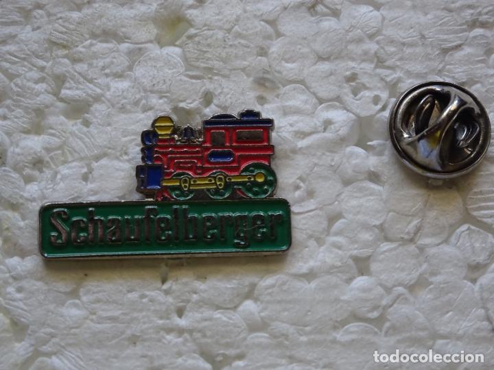Collection pins: PIN DE TRENES FERROCARRILES. TREN LOCOMOTORA DE SUIZA. LOCOMOTORA SCHAUFELBERGER