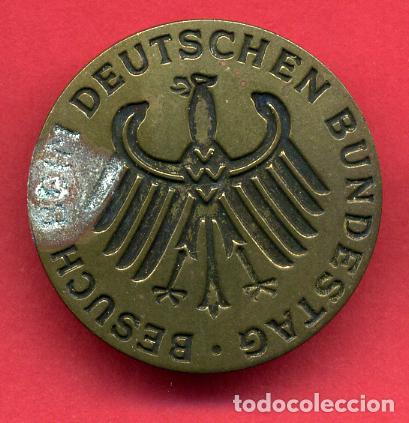 Pins e Spille di collezione: SUPER PIN DEUTCHEN BUNDESTAG BESUCH ALEMANIA GRANDE ESMALTE REVERSO AGUJA ORIGINAL , PF17