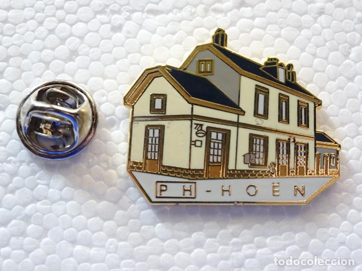 Pins de colecci&oacute;n: PIN DE TRENES FERROCARRILES. LUXEMBURGO CFL. ESTACI&Oacute;N FFCC. HO&Euml;N