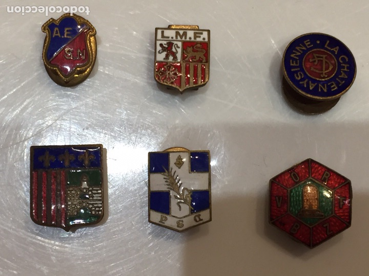 Pins de colecci&oacute;n: Insignias antiguas esmaltadas