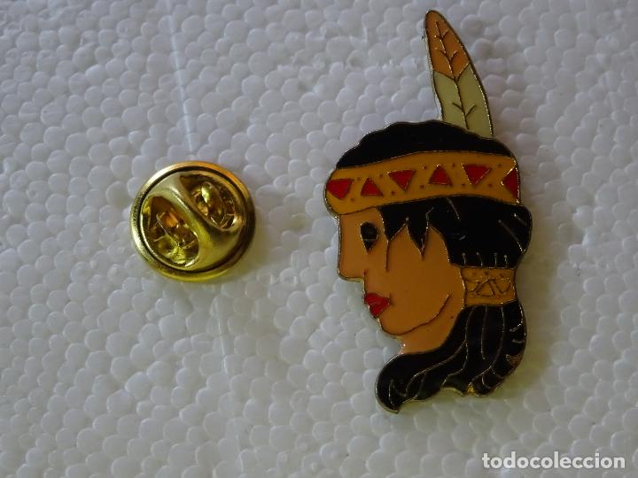 Collection pins: PIN DE INDIOS AMERICANOS. IND&Iacute;GENAS EEUU. APACHES SIOUX NAVAJOS CHEYENNES COMANCHE.