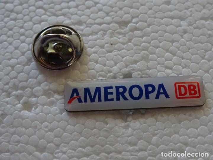Pins e Spille di collezione: PIN DE TRENES FERROCARRILES. ALEMANIA. LOGO DB DEUTSCHE BAHN AMEROPA