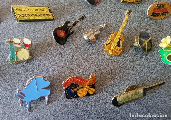 Pins de colecci&oacute;n: Lote pins de m&uacute;sica - Foto 6