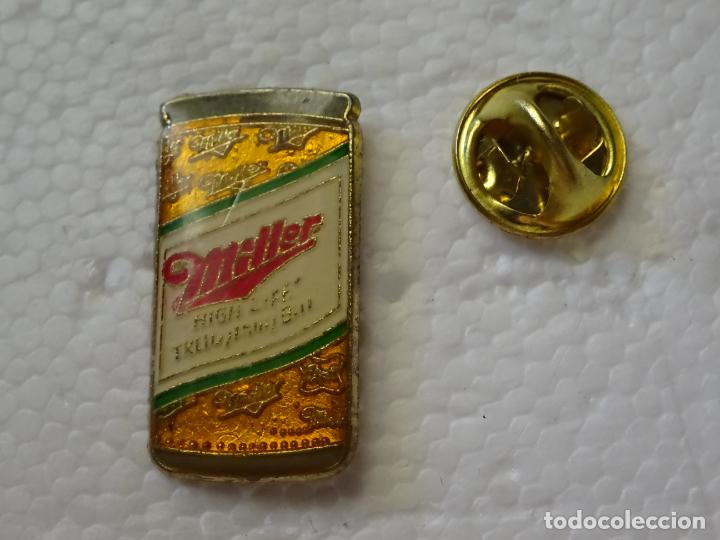 Pins de cole&ccedil;&atilde;o: PIN DE BEBIDAS. CERVEZA CERVEZAS. LATA MILLER HIGH LIFE