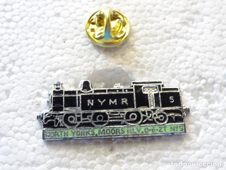 Pins e Spille di collezione: PIN DE TRENES FERROCARRILES. TREN LOCOMOTORA ANTIGUA NORTH YORKS MOORS RLY 0-6 2T N&ordm; 5