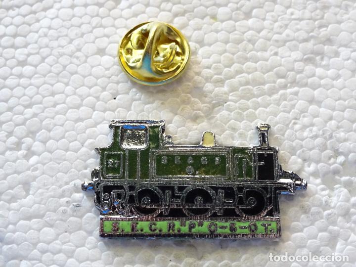 Pins e Spille di collezione: PIN DE TRENES FERROCARRILES. TREN LOCOMOTORA ANTIGUA SECR P 0-6-0 T REINO UNIDO INGLATERRA
