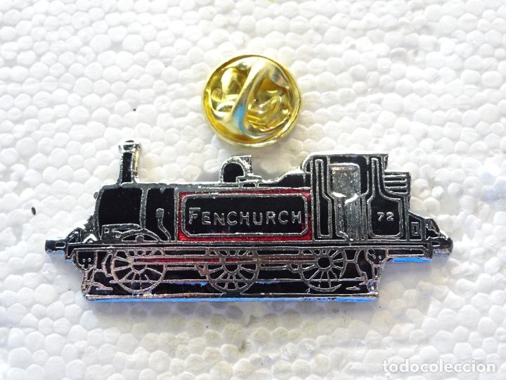 Pins e Spille di collezione: PIN DE TRENES FERROCARRILES. TREN LOCOMOTORA ANTIGUA FENCHURCH