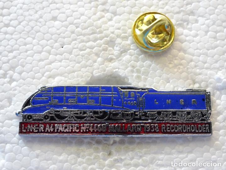 Pins de cole&ccedil;&atilde;o: PIN DE TRENES FERROCARRILES. TREN LOCOMOTORA ANTIGUA MALLARD LNER A4 PACIFIC RECORDHOLDER