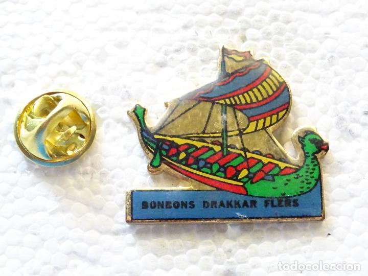 Sammlung von Pins: PIN DE BARCOS NAVIERAS. BUQUE BARCO VIKINGO BONBONS DRAKKAR FLERS