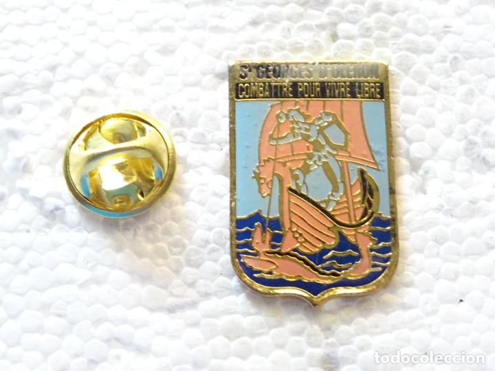 Pins e Spille di collezione: PIN DE BARCOS NAVIERAS. BUQUE BARCO ST GEORGES D'OLERON COMBATTRE POUR VIVRE LIBRE