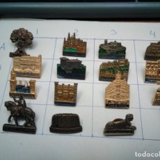 Pins de colección: 16 PINS MONUMENTOS DE MALLORCA, COLECCIÓN DE DIARIO DE MALLORCA