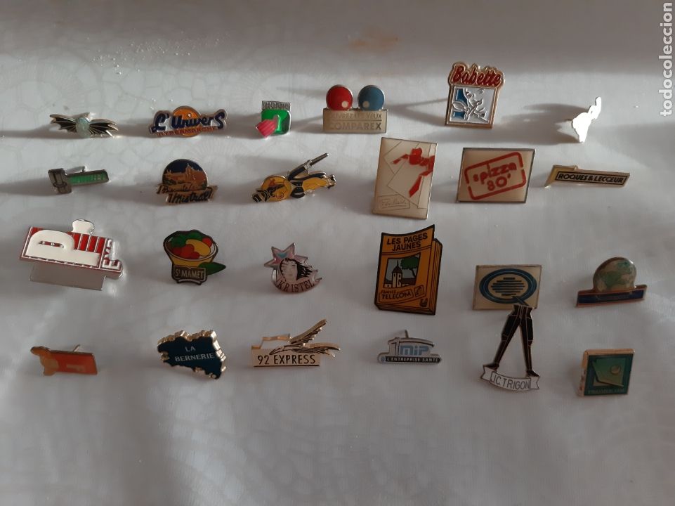 Pins de colecci&oacute;n: 24 pins sin afiches - Foto 1