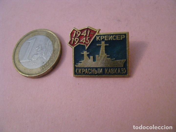 Pins de colecci&oacute;n: PIN DE URSS, RUSIA. SERIE BARCOS MILITARES DE II GUERRA MUNDIAL. CRUCERO CAUCASO ROJO.