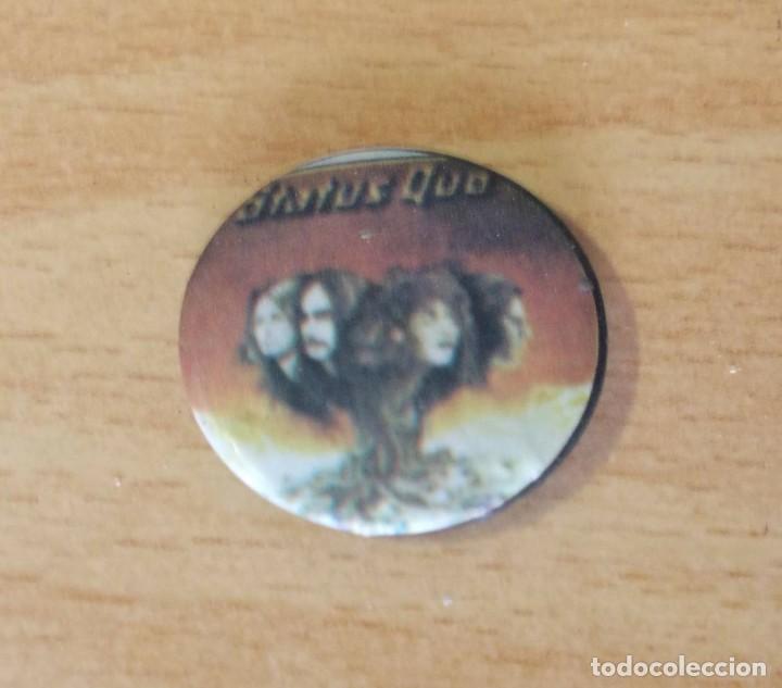 Pins de colecci&oacute;n: pin de &rdquo; Status Quo&rdquo; d&eacute;cada 1970 - Foto 1