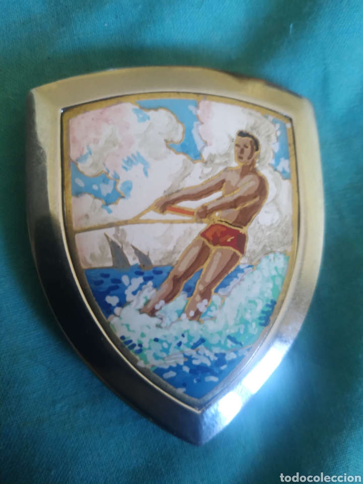Pins de colecci&oacute;n: Placa Esqu&iacute; acu&aacute;tico pintada a mano ( no pin)
