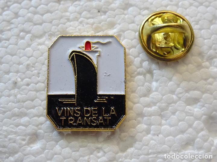 Pins e Spille di collezione: PIN DE BARCOS NAVIERAS. BARCO TRASATL&Aacute;NTICO VINOTECA VINS DE LA TRANSAT