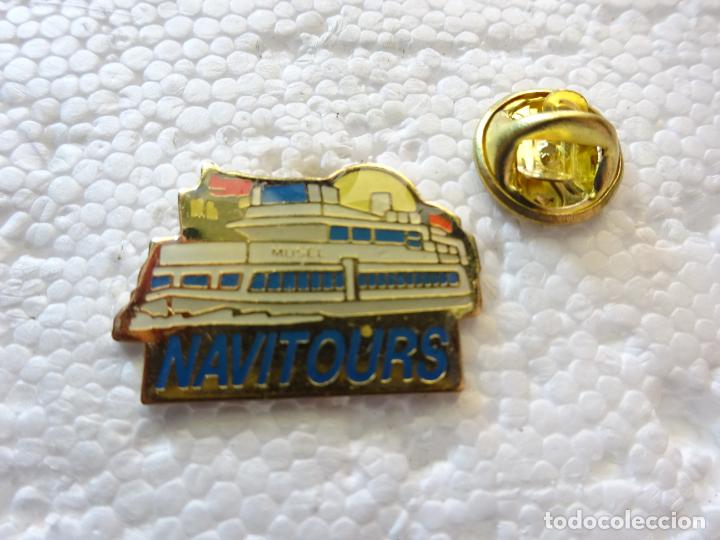 Pin's de collection: PIN DE BARCOS NAVIERAS. BUQUE BARCO NAVITOURS MUSEL