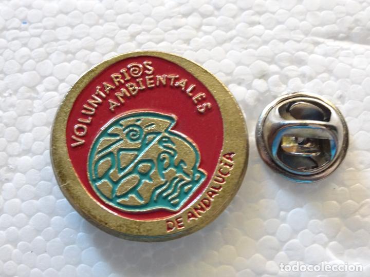 Pins e Spille di collezione: PIN POL&Iacute;TICO SINDICAL REIVINDICATIVO. ECOLOG&Iacute;A VOLUNTARIOS AMBIENTALES DE ANDALUCIA