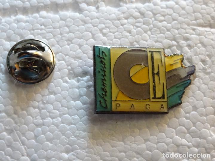 Pins de colecci&oacute;n: PIN DE TRENES FERROCARRILES. FRANCIA. PACA CE CHEMINOTS