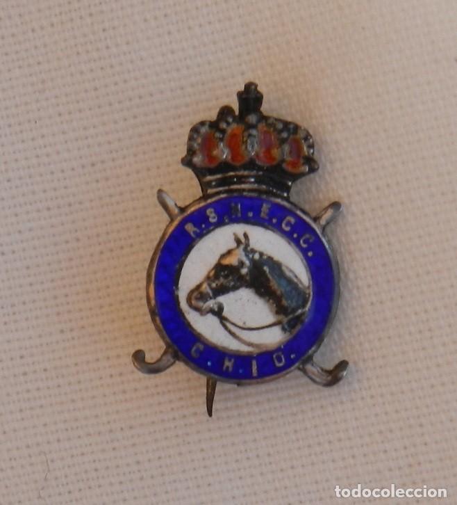 Pins de cole&ccedil;&atilde;o: PIN RSHECC, Club de Golf Real Sociedad H&iacute;pica Espa&ntilde;ola Club de Campo, en Madrid. TAMA&Ntilde;O 2 CMS. REVER