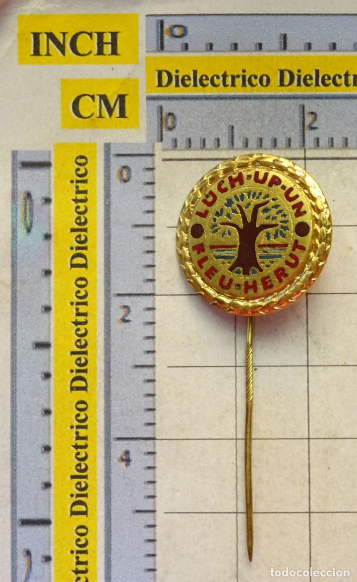 Pins de colecci&oacute;n: INSIGNIA BROCHE ALFILER. ALEMANIA. L&Uuml;CH UP UN FLEU HERUT. ECOLOG&Iacute;A? FESTIVAL M&Uacute;SICA? CARNAVALES?