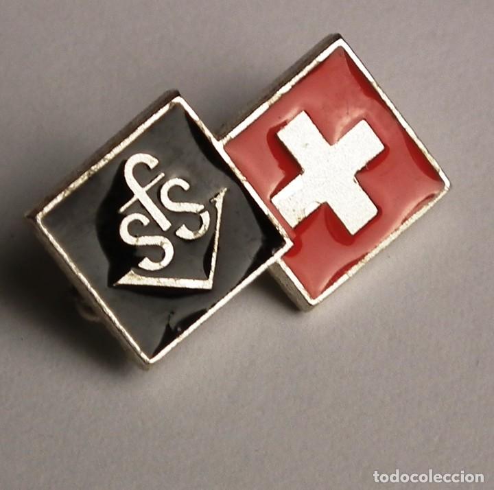 Pins de colecci&oacute;n: PIN INSIGNIA DE ALFILER - SFS - SKI FEDERATI&Oacute;N SUIZA - DE HUGUENIN