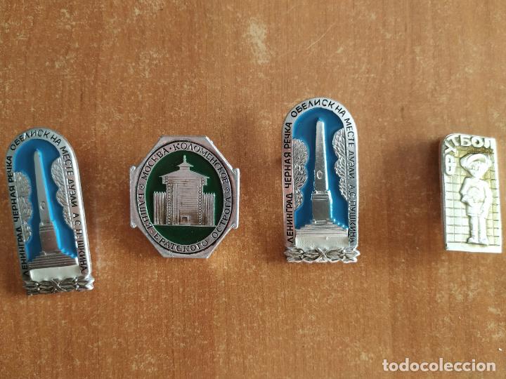 Pins de colecci&oacute;n: Lote de 4 Pins de tem&aacute;tica rusa. - Foto 1