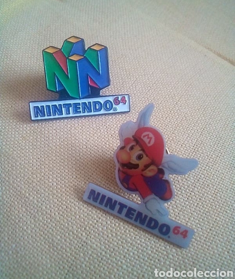 Pins de colecci&oacute;n: Pin 229 Original 1996 Club Nintendo 64 Mario Bros PRECIO NO NEGOCIABLE