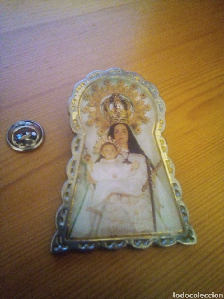 Pins de cole&ccedil;&atilde;o: PINS 219 ENORME y RARO PIN PARROQUIAL VIRGEN REMEDIO ALICANTE AVE MARIA