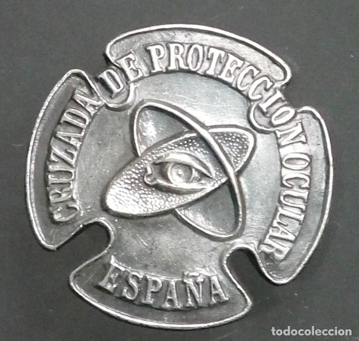 Pins de colecci&oacute;n: INSIGNIA DE AGUJA ALFILER PIN - CRUZADA DE PROTECCI&Oacute;N OCULAR - ESPA&Ntilde;A