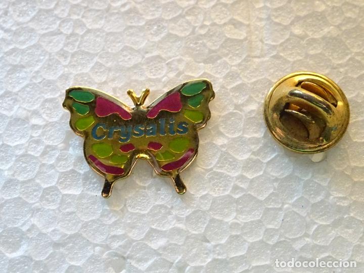 Pins de colecci&oacute;n: PIN DE NATURALEZA ANIMALES. MARIPOSA CRYSALIS