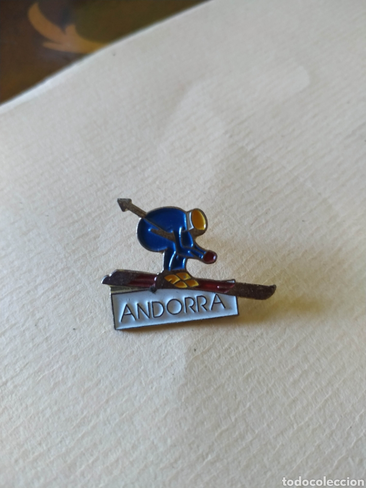 Pins de colecci&oacute;n: Pin esqui sky esquiador Andorra