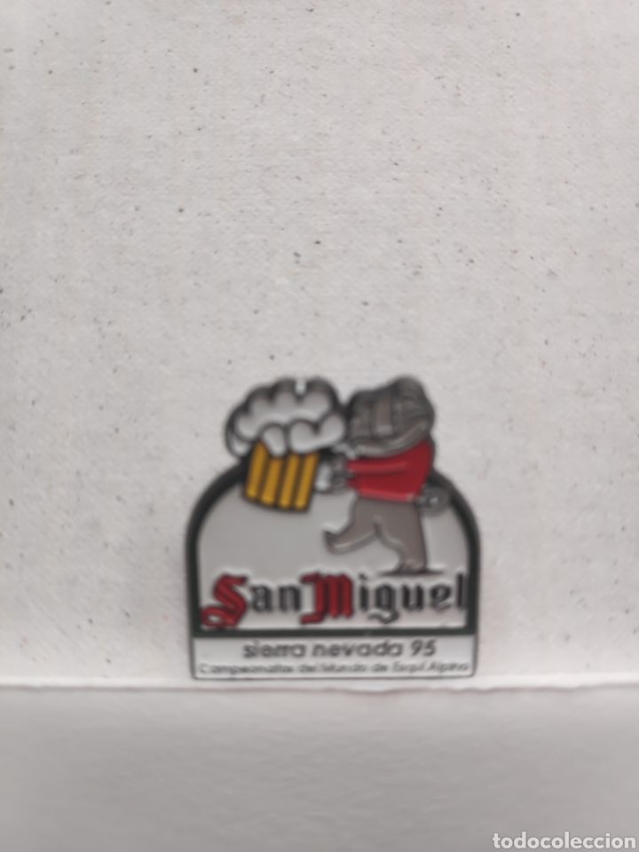 Pins de colecci&oacute;n: Pins de cerveza San Miguel