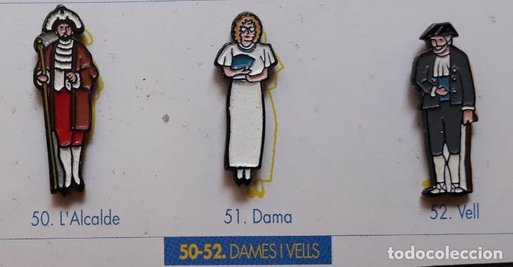 Sammlung von Pins: 3 PIN - dames i vells - l&acute;alcalde -la dama -el vell N&ordm; 50-51-52-SEGUICI popular STA TECLA -TARRAGONA