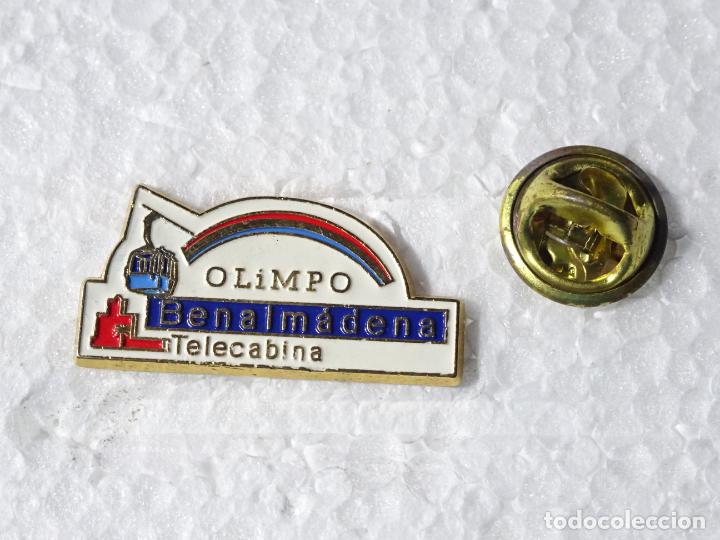 Pins de colecci&oacute;n: PIN DE TURISMO HER&Aacute;LDICA. TELECABINA OLIMPO DE BENALM&Aacute;DENA, M&Aacute;LAGA
