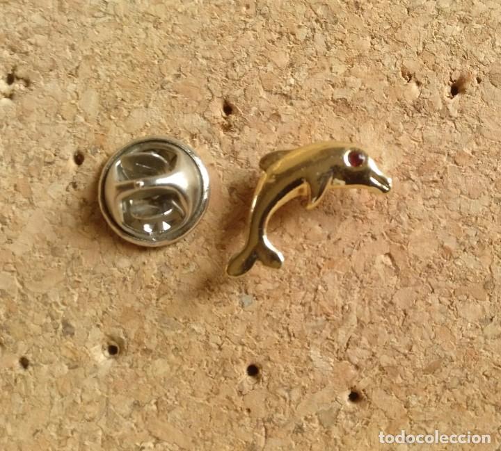Pins de colecci&oacute;n: pin pez, pescado, delfin